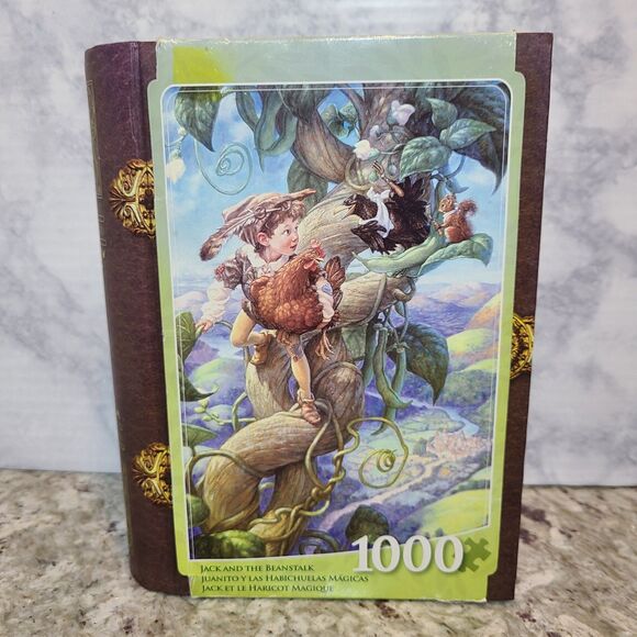 Jack and The Beanstalk by Scott Gustufson 1000 Piece Puzzle 2011 New Sealed - Picture 1 of 4